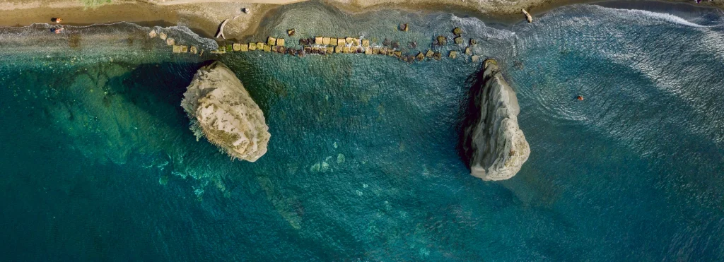 The most beautiful beaches in Procida seen from the sea
