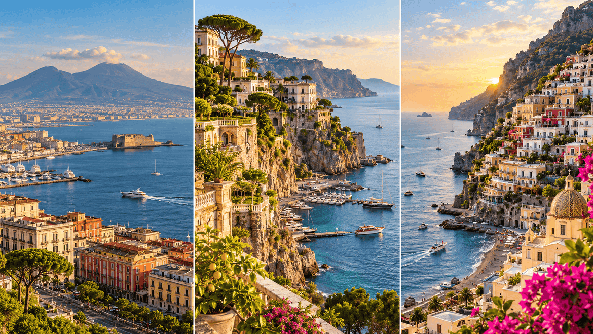Where to Base Yourself: Sorrento, Positano or Naples - Lucatourboat
